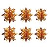 6Pcs Christmas Snowflake Ornaments 3D Large Iridescent Paper Snowflakes Hanging Decoration for Winter Wonderland Christmas Party Holiday New Year Home