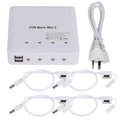 4‑In‑1 Drone Battery Charger USB Port Charging Adapter Device for DJI Mini 2 100‑240VAU Plug