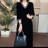 2026 High-End Slimming Spring & Autumn Popular Light Luxury Dress for Mothers