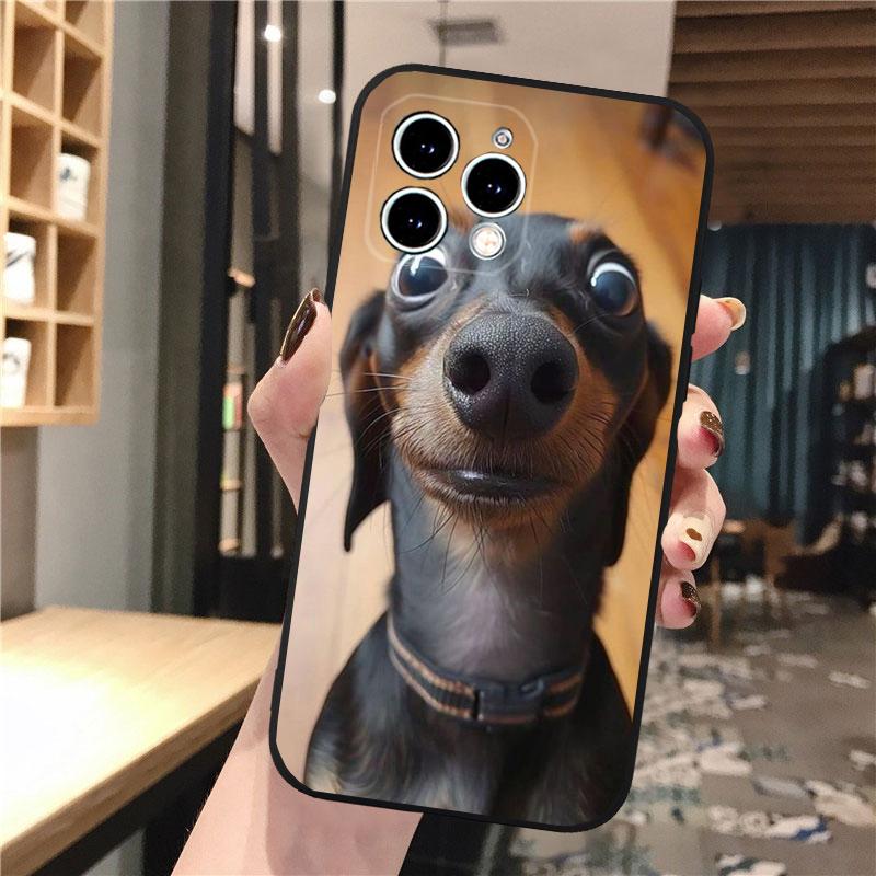 Phone Case Carcasa Funda For iPhone 17 Pro Max 17 Air 16 15 14 13 Pro Max 15 16 Pro 15Plus Dachshund Dog