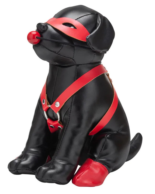 Chien en Simili Bandit 24cm Noir - Prowler RED - Bijoux & Tatoo