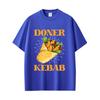 Funny Doner Kebab Graphic T Shirt Unisex Women Casual Cotton Oversized T-shirt Unisex Fashion Vintage Short Sleeve Tees Streetwear