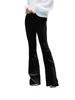 New Women's High-Waisted White Flare Denim Pants - Slimming European & American Style