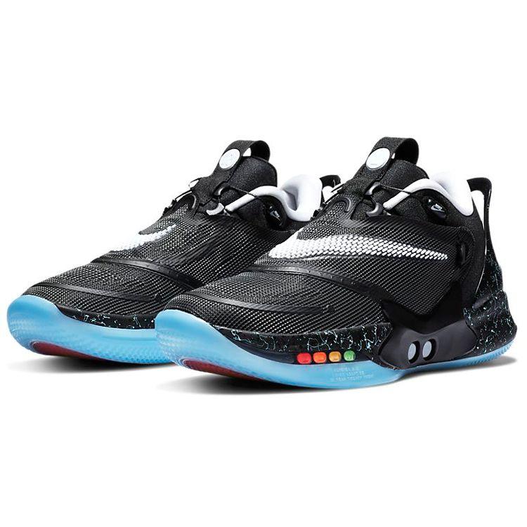 Nike Adapt Bb 2.0 Gc Low Top Basketball Shoes Men Sneakers Black White Blue CV2442-002