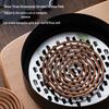 Fireproof Wrought Iron Mosquito Coil Holder with Lid - Creative Carbon Steel Ash-Catcher