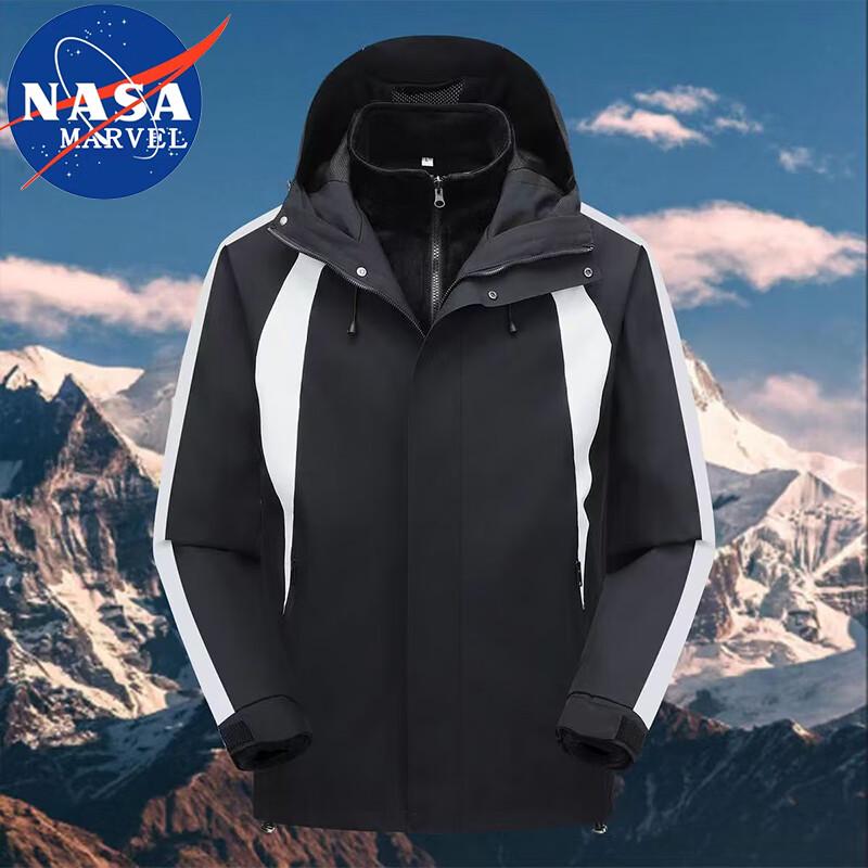 

NASA MARVEL Men s 3-in-1 Thick Outdoor Jacket L