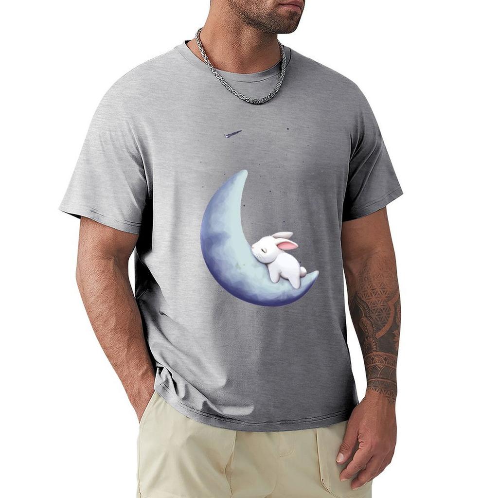 Moon T-Shirt Custom T Shirt Anime Tshirt Tops Luxury Clothes Men