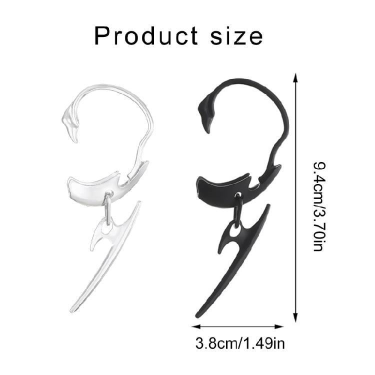 Statement Earring Mechanical Dart Ear Hanger Fashionable Not Piercing Earring Ear Cuff Perfect for Birthday Celebrations