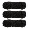 3 Skeins Chenille Yarn Soft Blanket Yarn Polyester Velvet Fancy Fluffy Yarn Knitting for Crochet Weaving Scarf, White