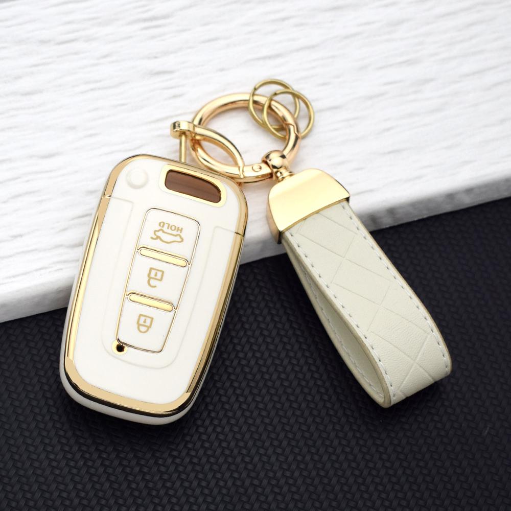 TPU Car Key Case Cover for Hyundai IX35 Elantra Sonata 8 9 for Kia Sportage K5 K2 Sorento Optima Forte Auto A3 Buttons ccessory
