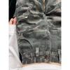 Retro High-waisted Jeans Women's Summer Camouflage Design Sense Niche Straight Trousers Loose Wide-leg Pants Tide