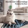 Spider Web Pet Feeding Mat-Non-Slip Spillproof Protector,Easy Clean Large Dog & Cat Dining Mat,Spooky Home Decor for Cats & Dogs