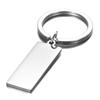 Personalisierter Edelstahl-Schlüsselanhänger - Glänzendes Finish, Personalisierbar mit laser graviertem Logo, Perfekt als Werbe- oder kleines Geschenk.