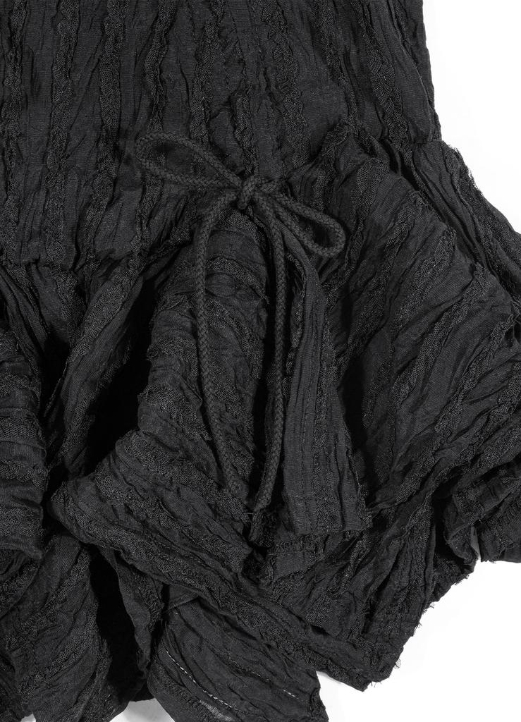 Another A Lace Ruffle Skirt Pants [Black]