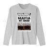Gangster Mafia Hit Squad Tričko Městský Hip Hop Styl pro Mafie Nadšence vintage Vyprané Ležérní Streetwear Stylové Unisex Měkké