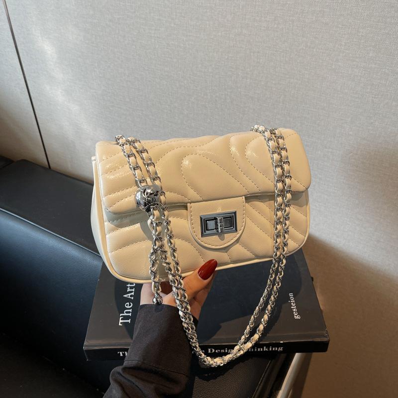 Summer chain bag women's 2025 new high-end fashion versatile messenger small square bag