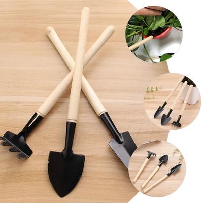 Horticultural Big Three Piece Set Potted Plants Small Shovel Garden Iron Shovel Indoor Flower Potted Plants Loosening Soil Planting Flowers
