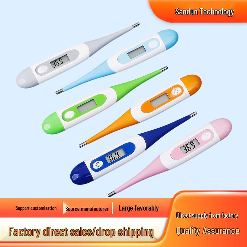 Digitales Thermometer mit weicher Spitze für orale, axilläre und den Hausgebrauch