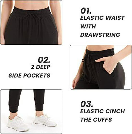 Women's High Waist Loose Yoga Pants - Spring/Summer Casual Cuffed Sportswear