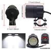 Motorcycle Fog 90W Auxiliary 9 High Long Shock Set of 2 X-STYLE Lights, LED, Compact, Waterproof, Headlight, Light, 12V/24V, LEDs, Brightness, Life,