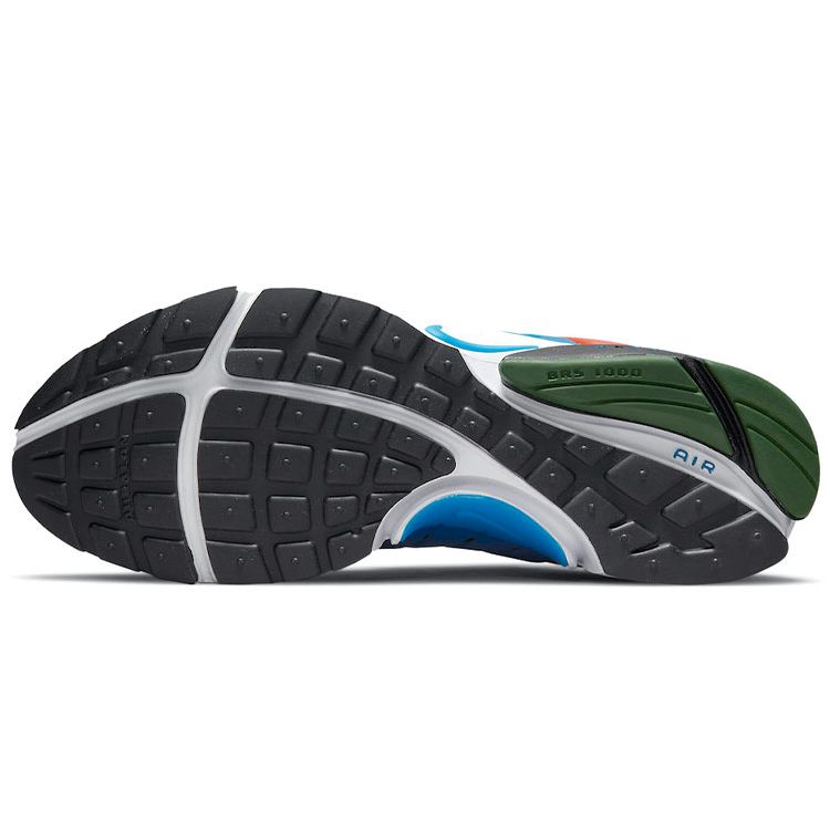 Nike Air Presto Forest Green Unisex Sneakers Team-Orange White Photo-Blue CT3550-300