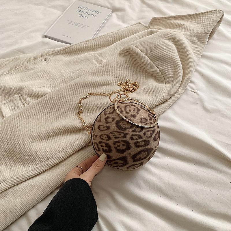 Runde kugelförmige Tasche Damen 2025 Herbst neu Nischendesign Kette Schulter Umhängetasche mit Diamanten besetzte personalisierte Abendtasche