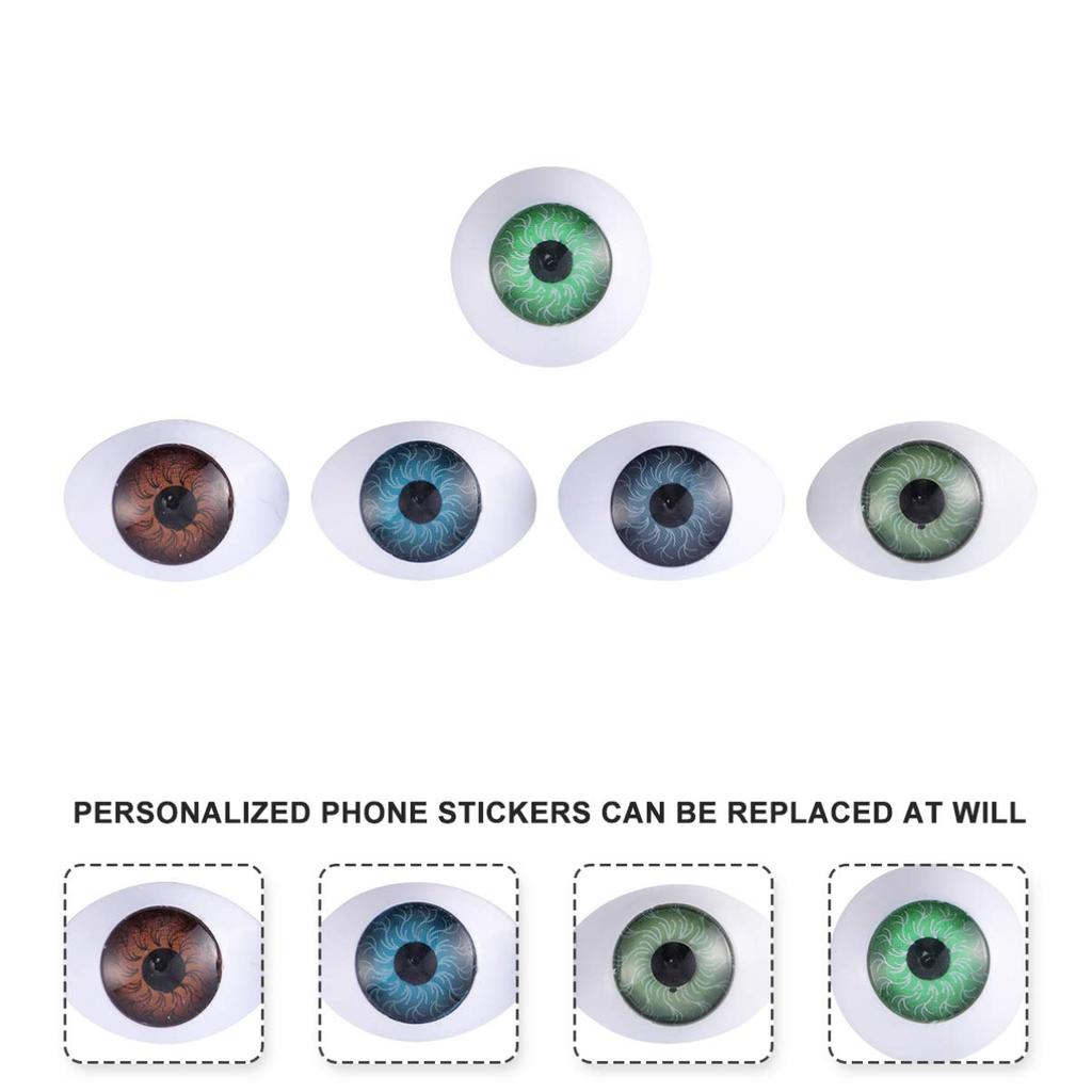 Iplusmile 20 buc Ochi de Păpușă, Globuri Oculare 3D Rotunde și Semirotunde, 23mm (Culori mixte), pentru proiecte DIY de Halloween