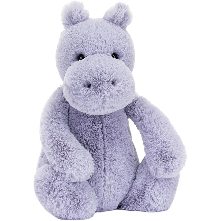 JELLYCAT Cute Hippo Dolls Plush Doll 22.86cm Height In Sitting Posture