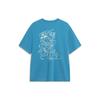 Li Ning X Disney T Shirt Men's Dark Lake Blue AHST269-2
