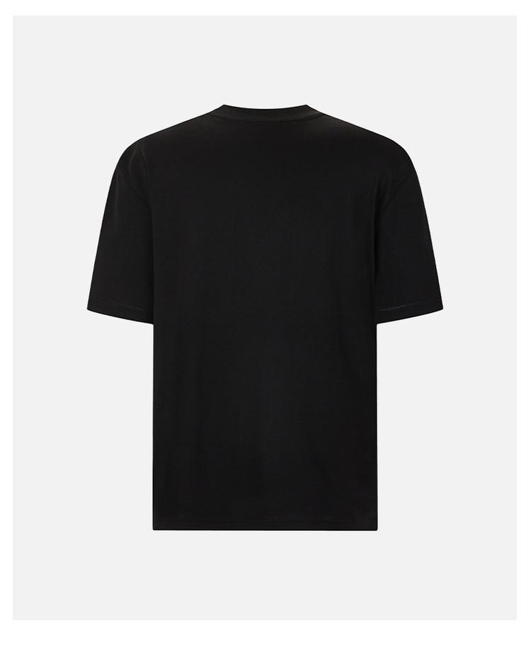 Men's Bright Color Letter T-shirt