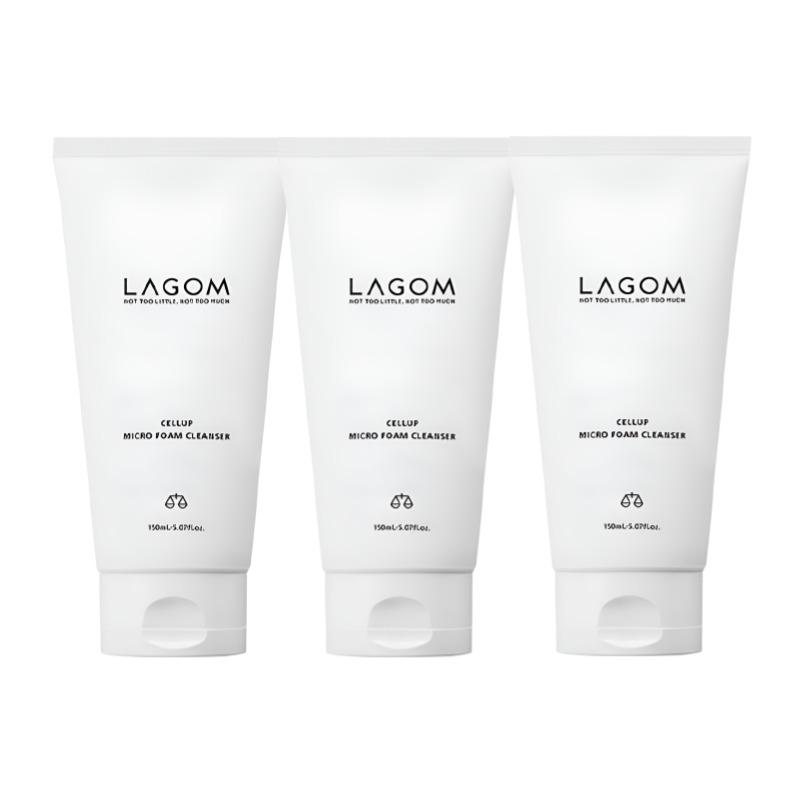 LAGOM Cellup Micro Foam Cleanser 150ml Low Alkaline Hydrating Micro-Bubble Facial Cleanser