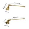 Multi-colored Metal Candle Snuffer Adjustable Long Handle Candle Extinguisher Vintage Safe Extinguishing Wick Flame Cover