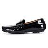 European Station Leather Patent Leather Casual Versatile Men'S Doudou Shoes Driver Driving Foot Gloves Trend Breathable Loafers Men'S Shoes
