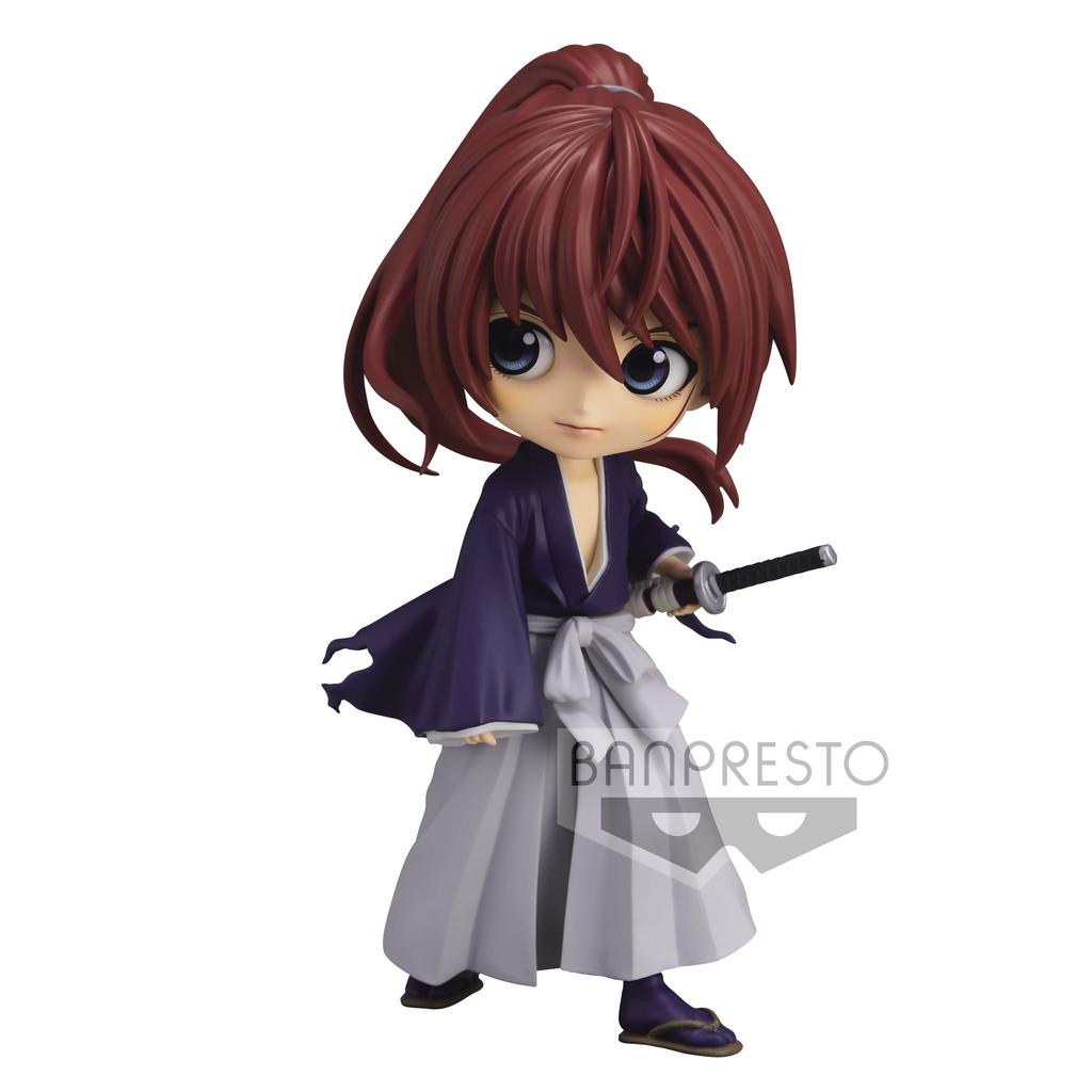 Rurouni Kenshin Meiji Swordsman Romantic Story Q posket Himura Battousai B Color - -