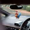 2D Christmas Rooster Ornament Cartoon Car Chicken Pendants Flat Rooster Pendant  Party Supplies