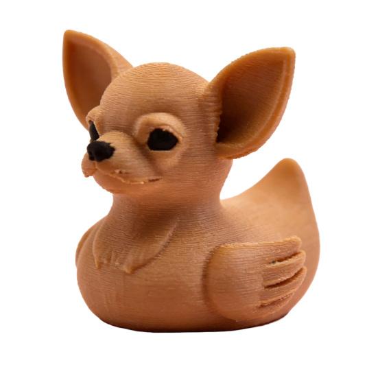 

Small Duck Figurine 3D Printed Cute Turtle/Panda/Dog/Banana Duck Statue for Home Office Desk Shelf Decor A