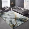 Luxury Nordic Flannel Carpets for Living Room Sofa Beside Texture Decoration Bedroom Rug Large Size Non-slip Washable Lounge Mat