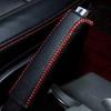 YFFSFDC Genuine Leather Handbrake Cover, Universal Leather Cover, Leather Protection, Stain Prevention, Elegant, High Quality, Easy Installation,