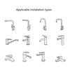 Sink Faucet Aerator Faucet Attachment Faucet Head Bathroom Faucet Adapter Metal Texture Suitable for Home and Office Use