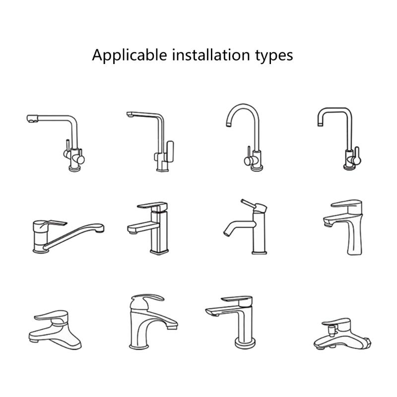 Sink Faucet Aerator Faucet Attachment Faucet Head Bathroom Faucet Adapter Metal Texture Suitable for Home and Office Use