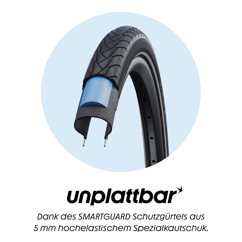 SCHWALBE Marathon Plus 20x1.35 Clincher Tire (Authentic) [For Touring, Small Bikes, and City Riding]