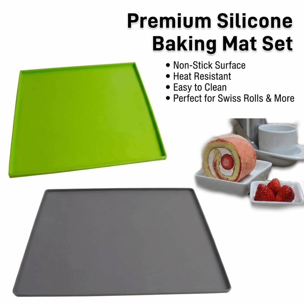 40cmx30cm Cake Roll Pad Silicone Macaron Swiss Roll Mat Silicone Baking Mat Professional Bakery