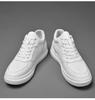 Spring Men's 10cm Height-Boosting Casual White Board Shoes: Comfortable & Versatile