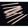 100× Orangenholzstäbchen für Nägel, Holz Nagelhautschieber Entferner für Maniküre Pediküre