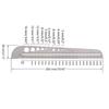 Multifunctional Stainless Steel Angle Ruler Measurement Tool Kawaii School Supplies Art Craft Geometry Drawing Instrument