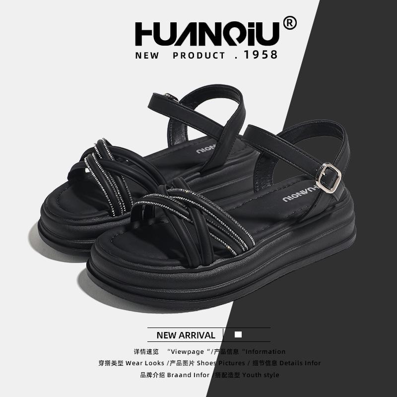 Global skirt sandals women's platform Roman shoes XHQ-GH123 summer new cool slippers outer women's shoes