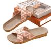 [Buy One Get One Free] Linen Slippers Women's Summer Indoor Thick-bottomed Non-slip Couple's Home Cotton and Linen Cool Slippers Men