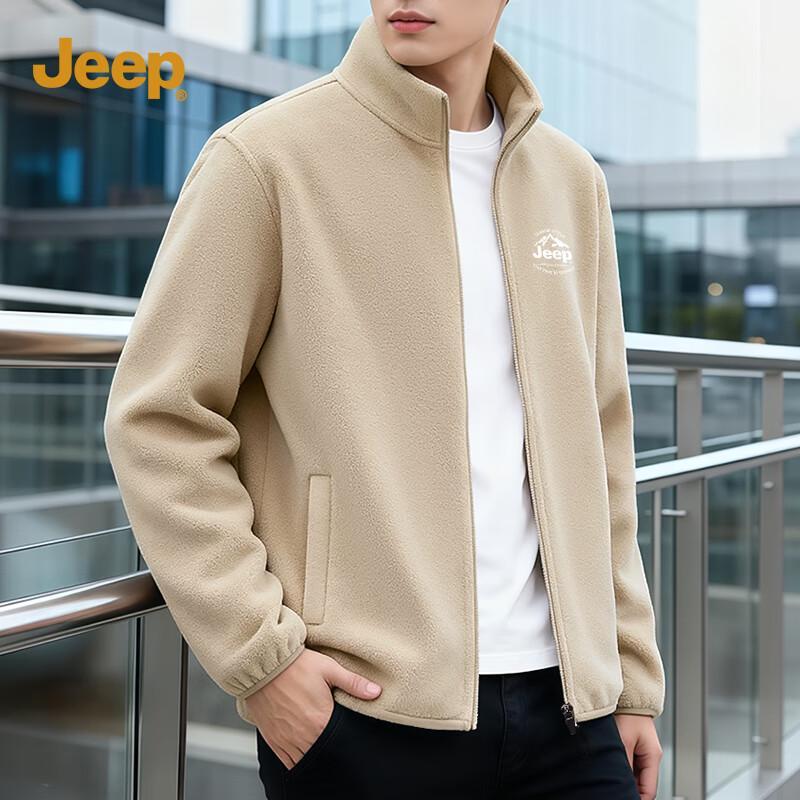 Jeep Men s Heavyweight Winter Fleece Jacket L