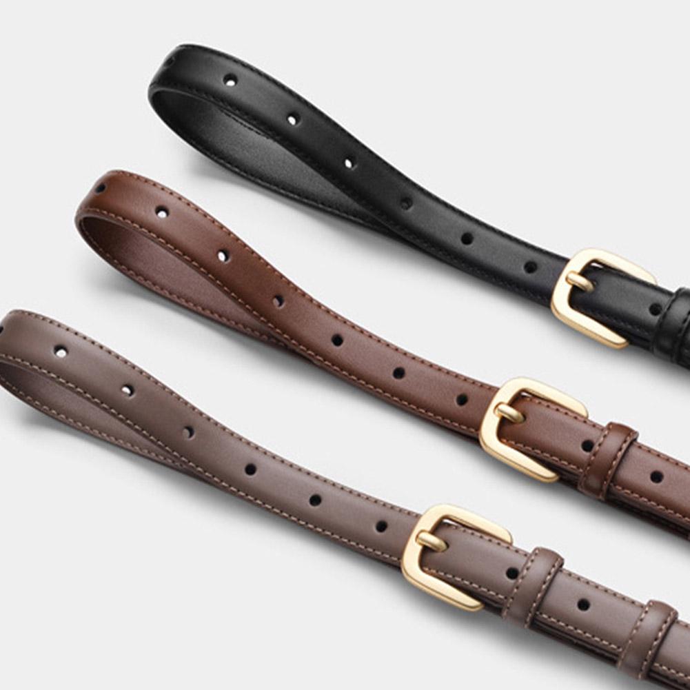 Korean Fashion Simple Belt Women's Belt Imitation Leather Belt Belt Versatile Multi-color Celeb O3Z9