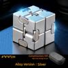 Alloy&Plastic Infinity Cube Fidget Toy Ultra-Durable Sensory Stress Reliever for Adults & Kids Anxiety Relief Gift